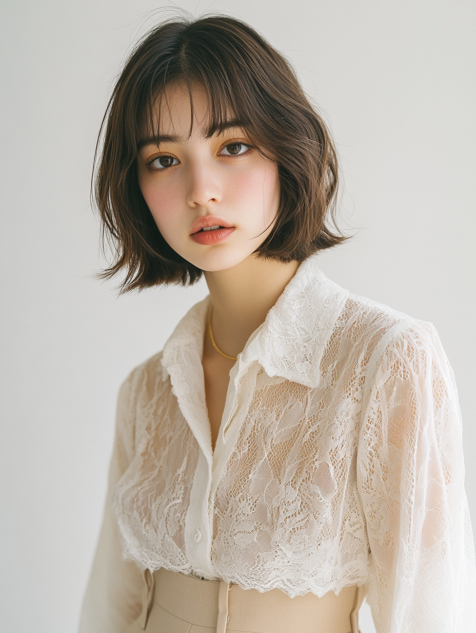 ワンレンボブ×レーストップス