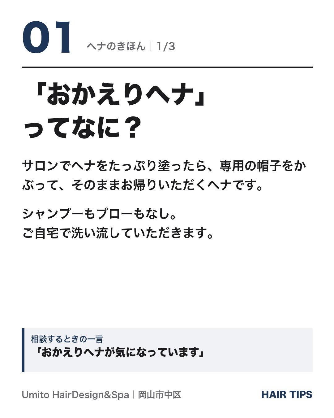 「おかえりヘナ」ってなに?|サロンで塗ってご自宅で流すヘナ