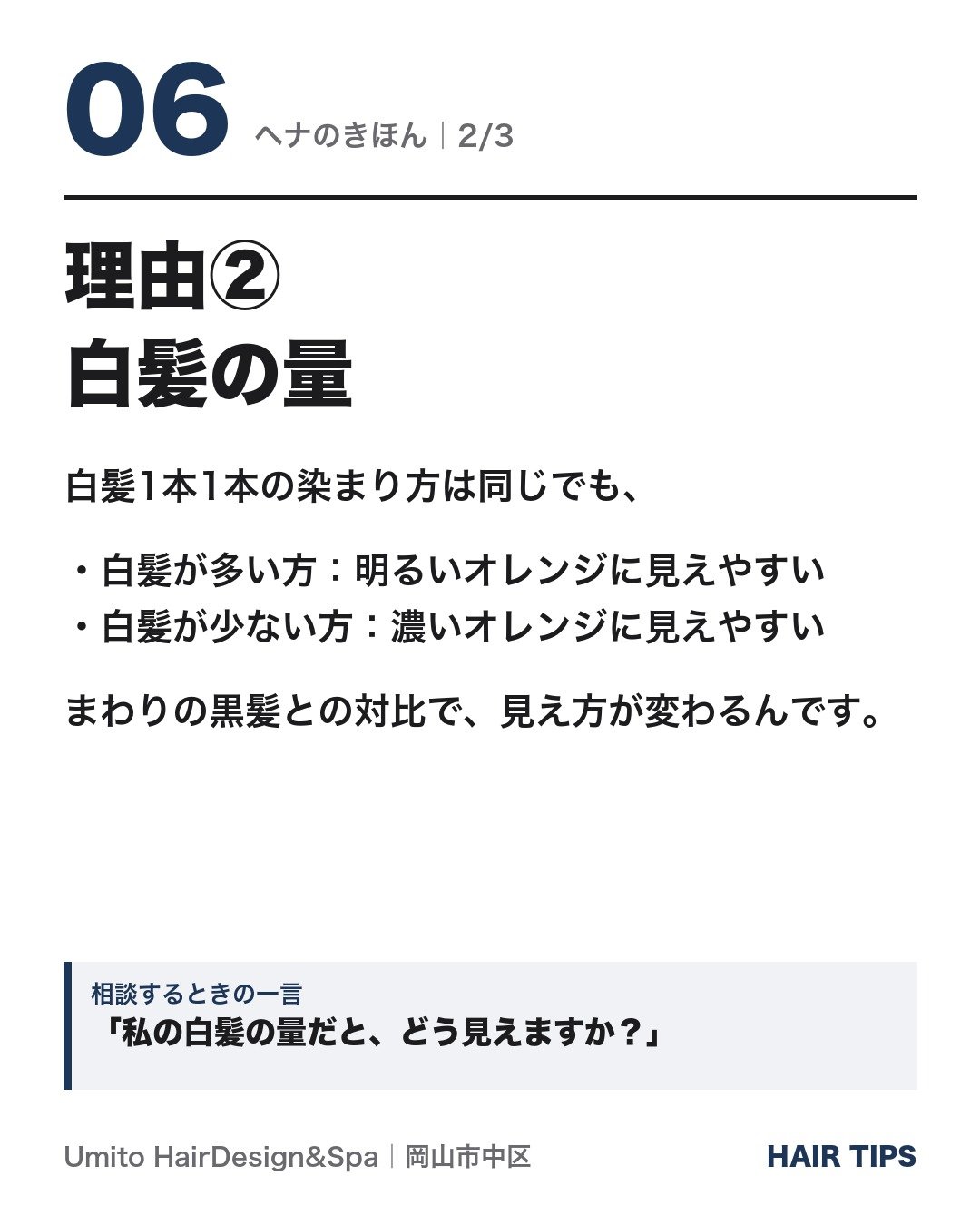 理由2|白髪の量